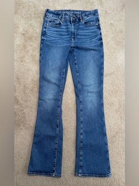 American Eagle Outfitters Blue Flared Jeans